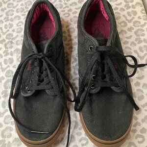 Van's "Authentic Shoe" Sneakers - Black/Burgundy Women's Size 6